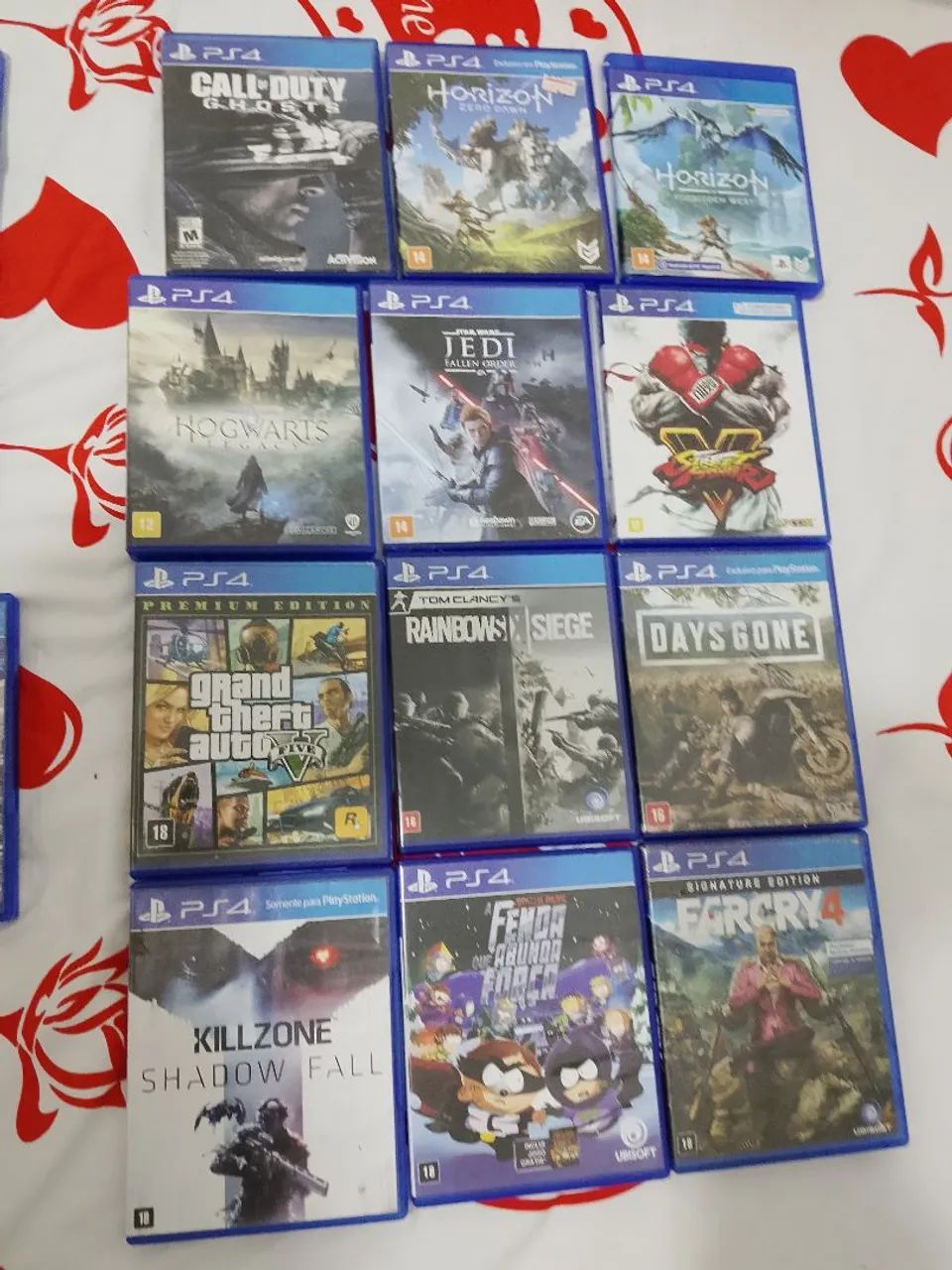 Lote de jogos ps4