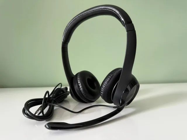 Headset com fio USB Logitech H390 Preto444676724544000001