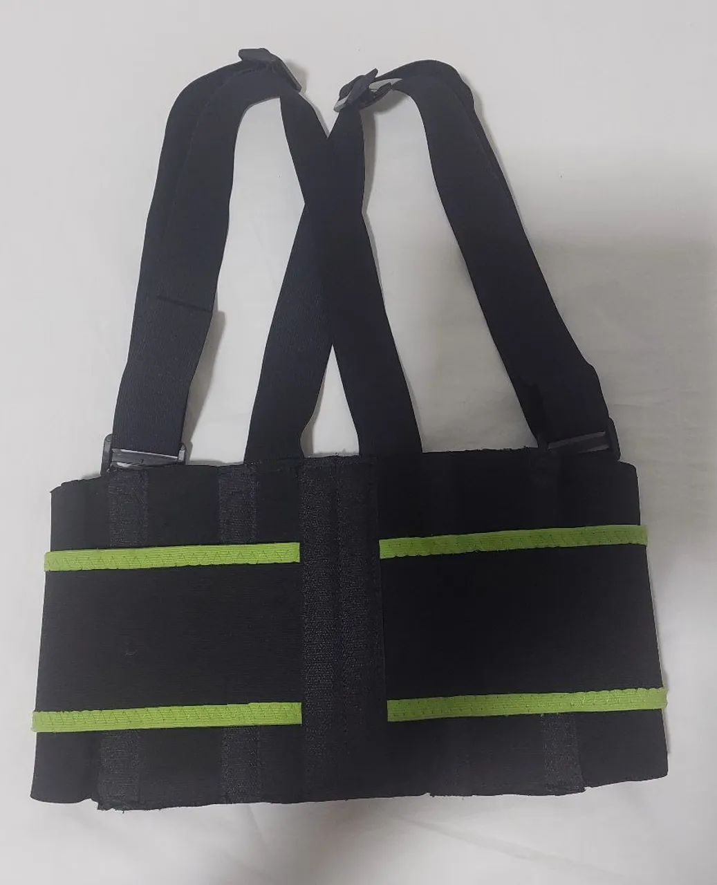 cinta ergonômica de suporte lombar e abdominal com suspensório - Foto 2