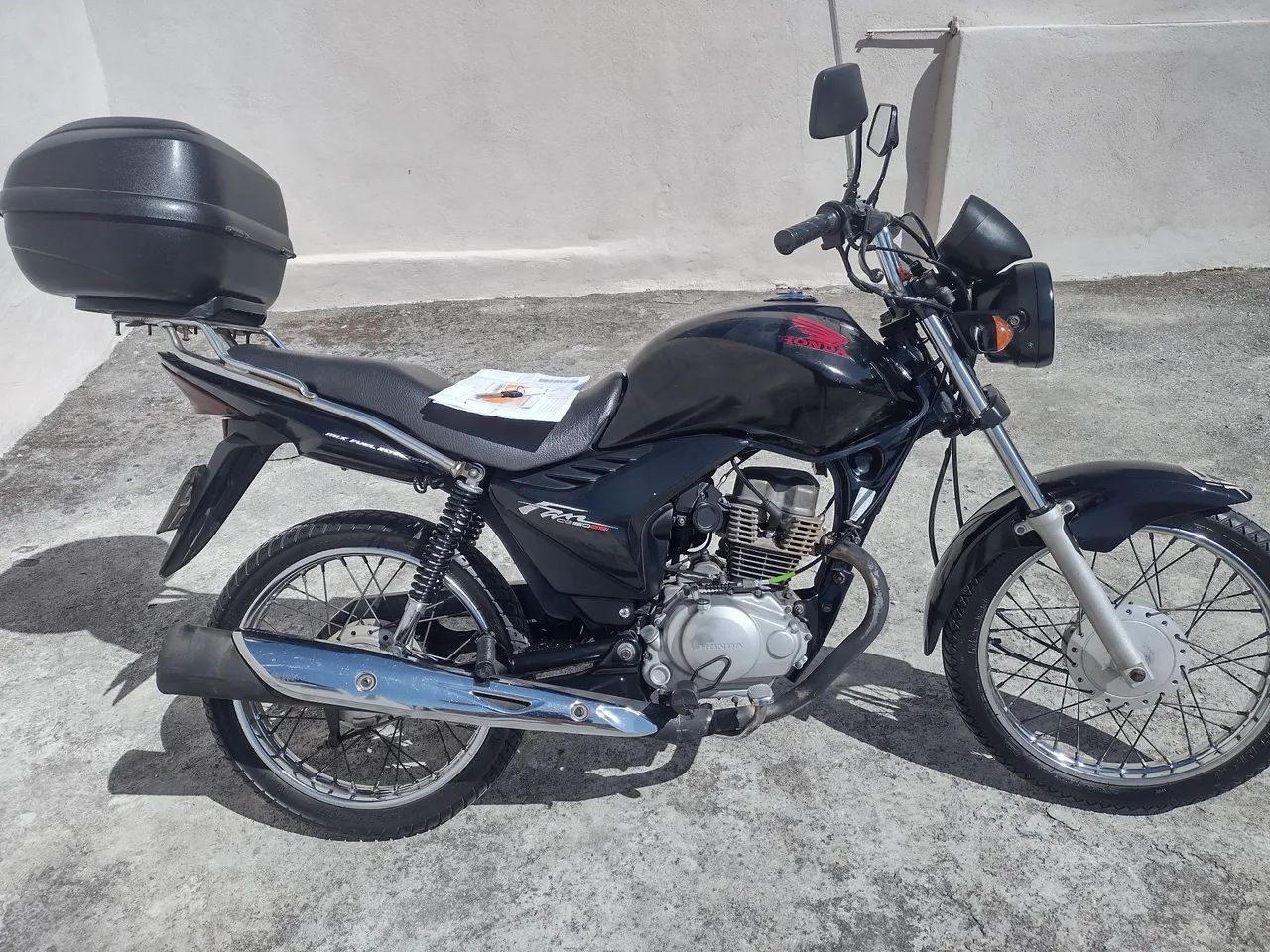 Cg fan 150 - único dono - 137 mil km - Não aceita troca - manual e chave reserva - Foto 3