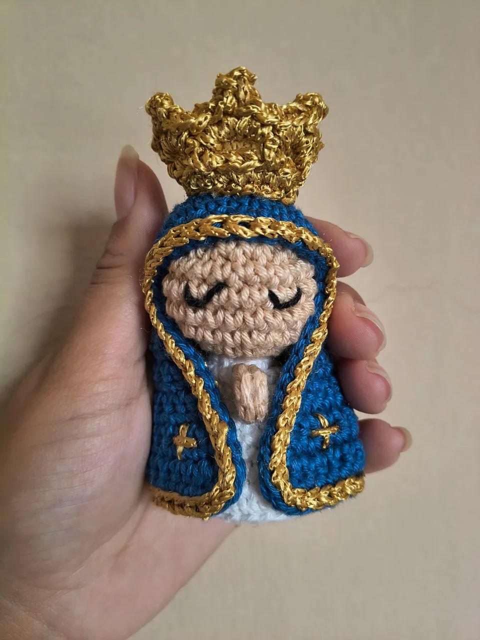 Nossa senhora em crochê - Foto 2
