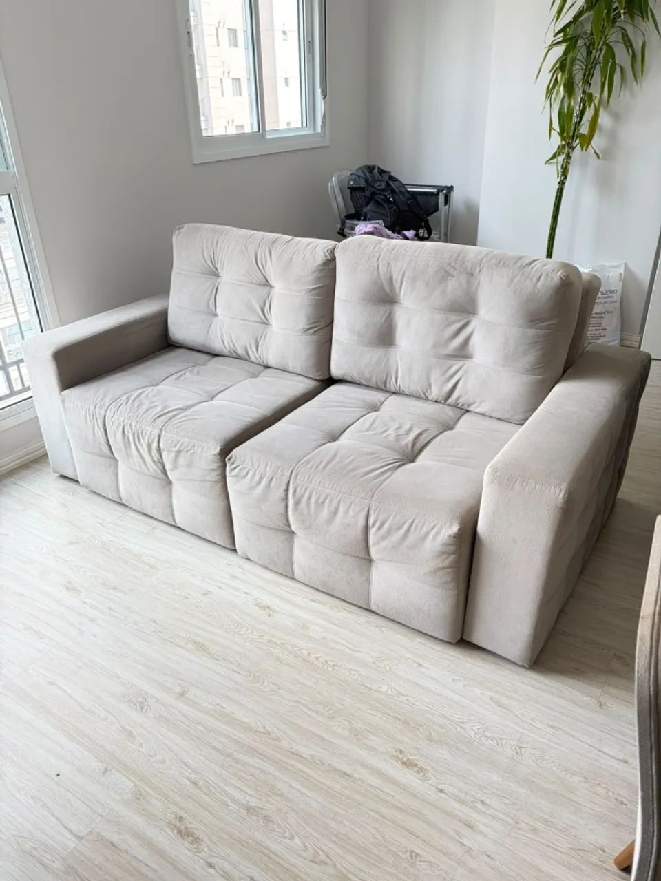 Sofá 2 lugares com assento extensível - Foto 2