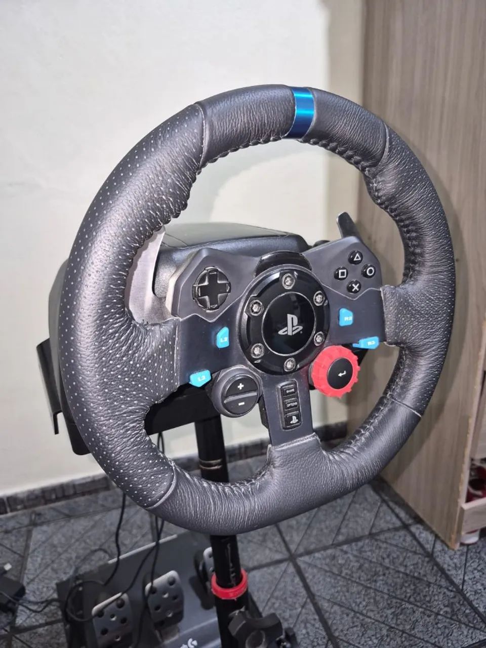 Volante logitech g29 + suporte ajustável, Compatível com PS, Xbox e Pc - Foto 5