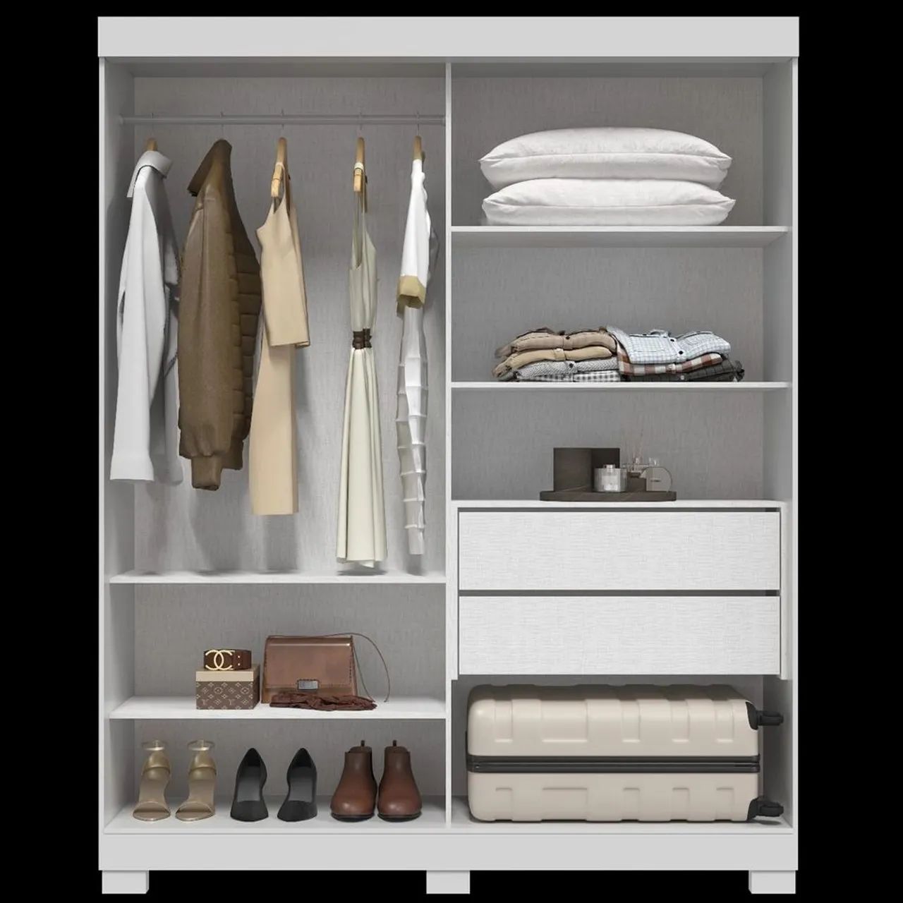 Guarda roupa helena 100% MDF _ 2 portas  - Foto 2