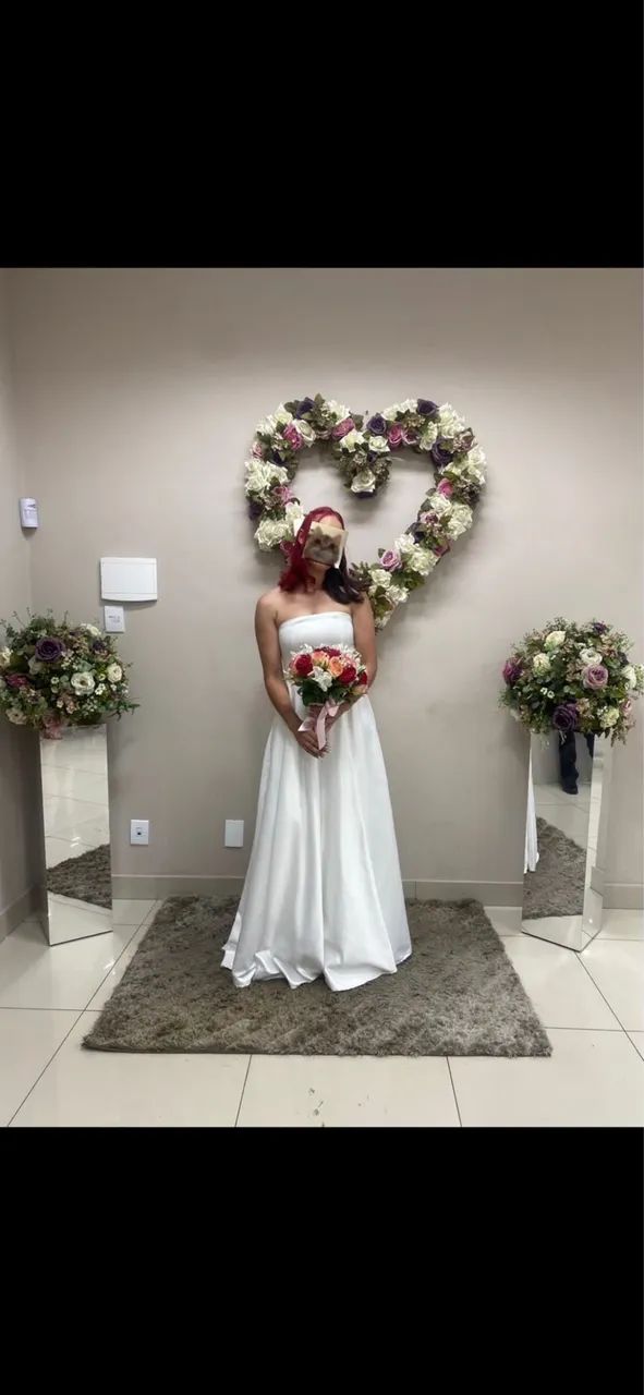Vestido de noiva tomara que caia - Foto 4