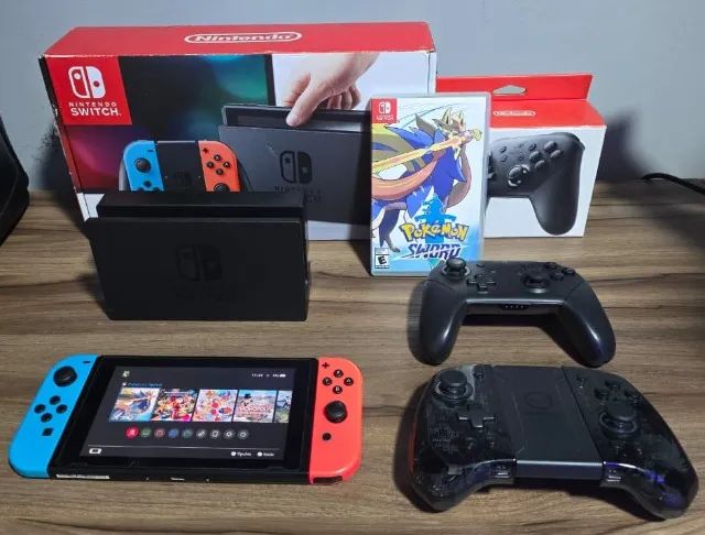 Nintendo Switch 1 Completo + Acessórios - Foto 3