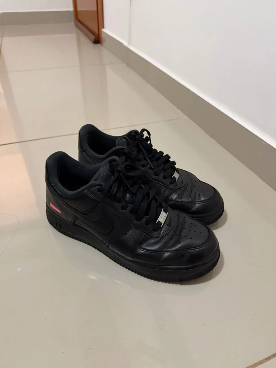 Air force 1 SUPREME Black - Foto 4