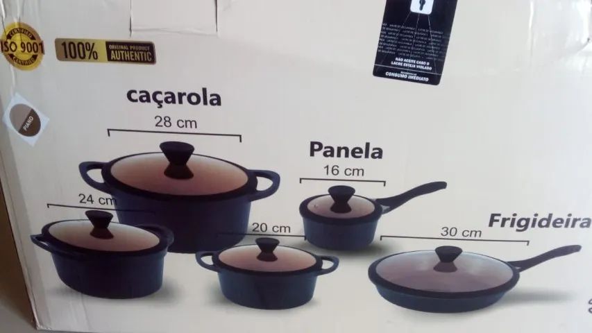 Conjunto com 20 peças 