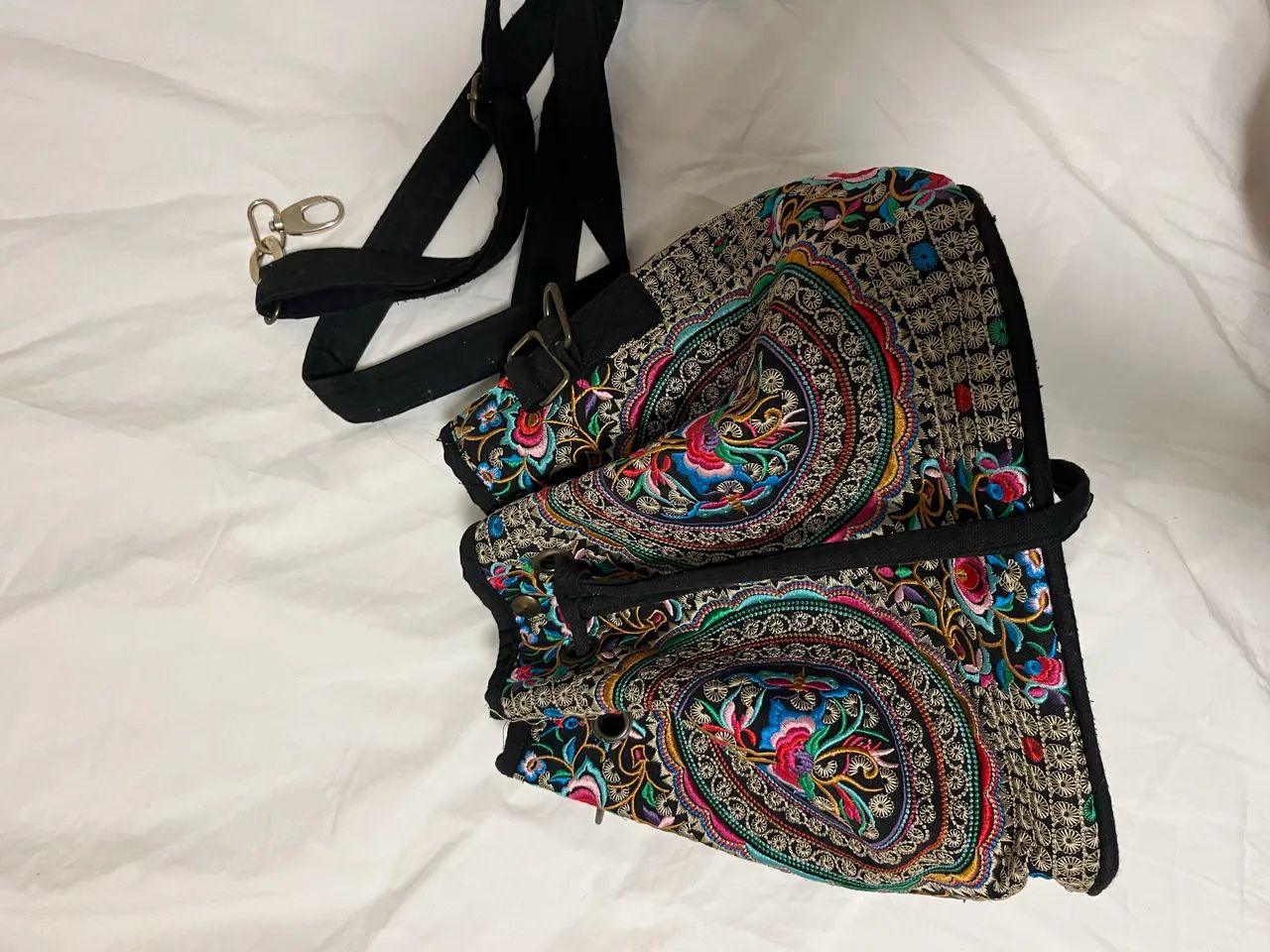 Bolsa bordada crossbody - Foto 2
