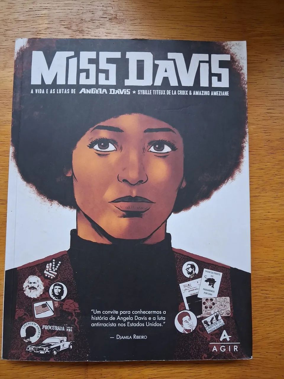 Comic Book Miss Davis