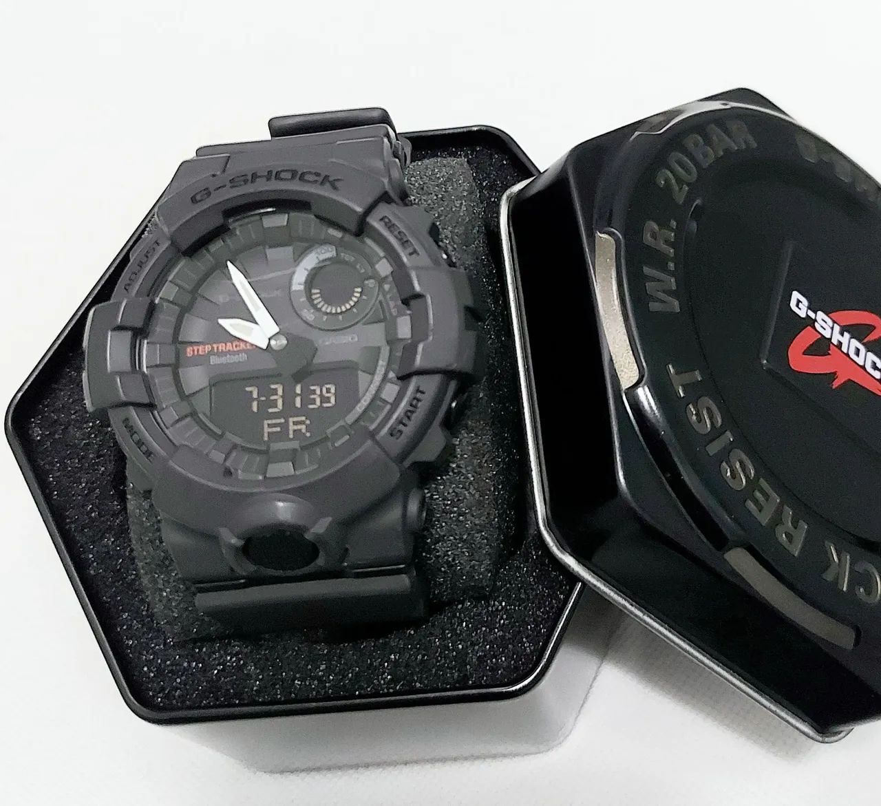G-Shock GBA-800-8A Bluetooth Com Lata e e-Manual 