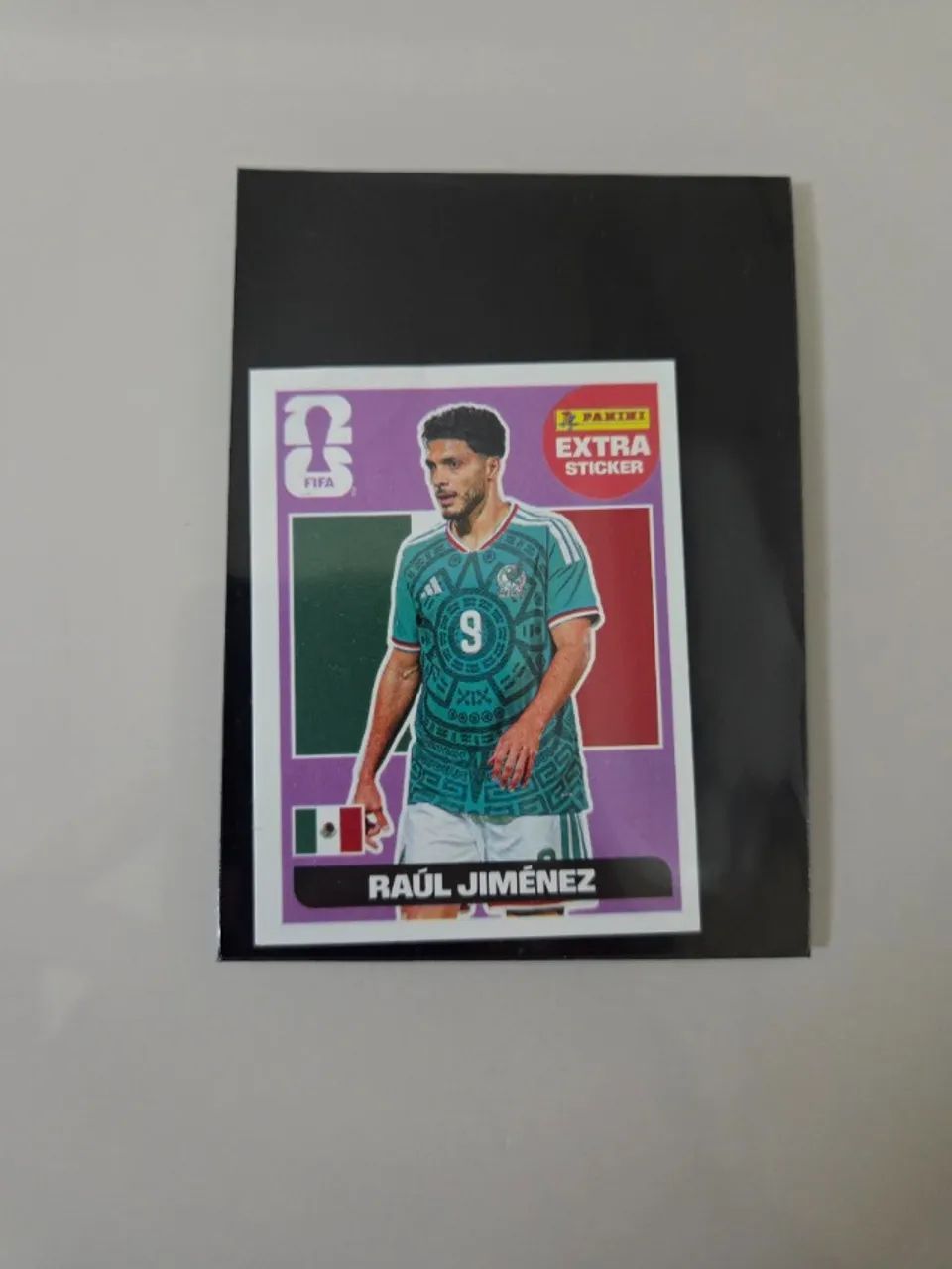Extra Sticker Raúl Jiménez Lilás Panini
