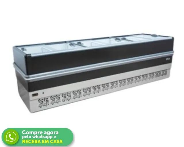 Ilha de Congelados 3M Vidro Reto Polar