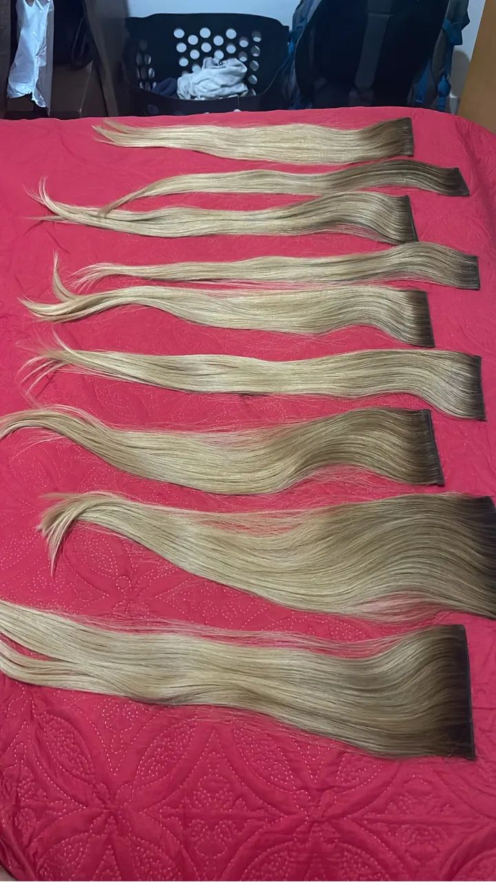 Mega hair humano brasileiro -65cm (9 telas) - Foto 2