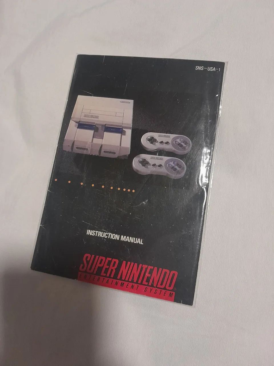 Manual snes nintendo original 