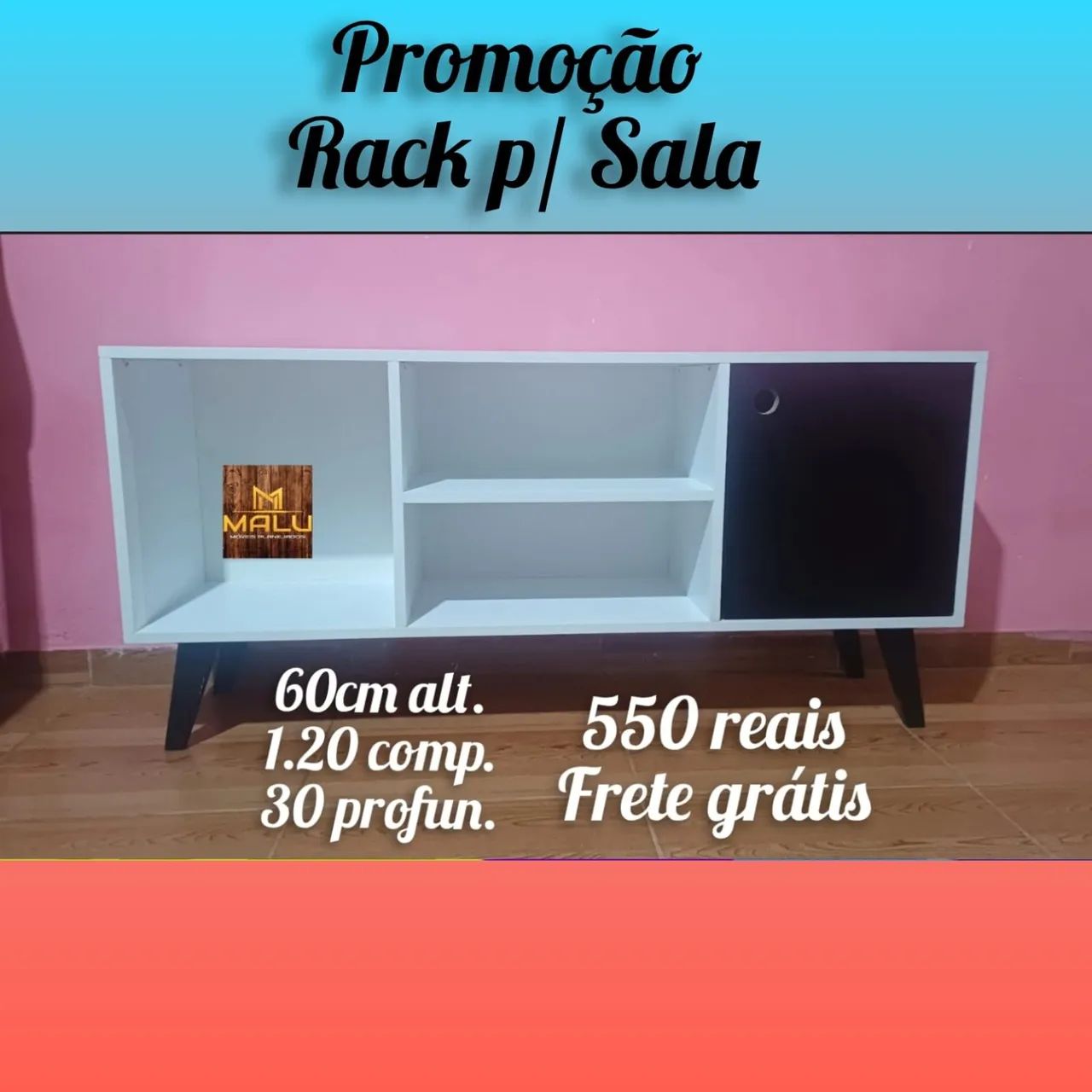 Promoção rack para sala 