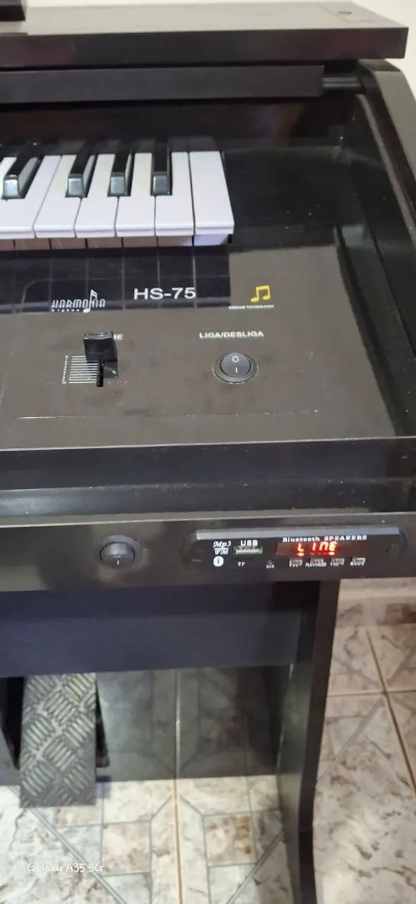 Órgão Eletrônico Harmonia HS-75 - Excelente Estado - Foto 3