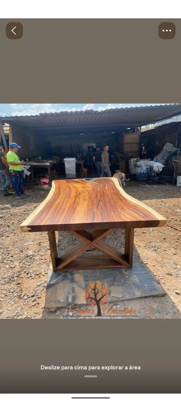 Mesa rustica luxo área externa - Foto 2