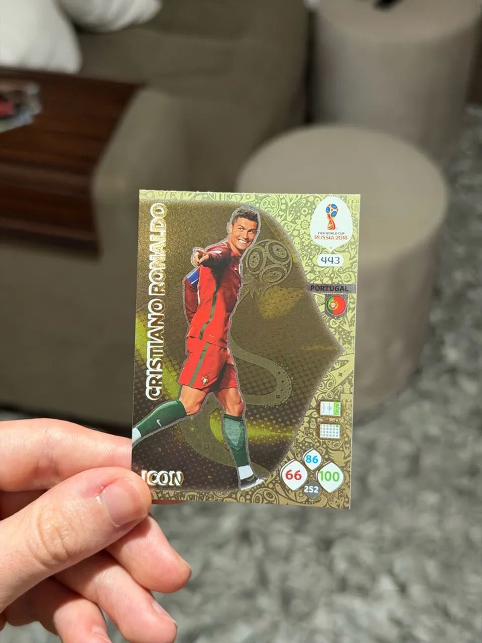 Card Cristiano Ronaldo icon 2018