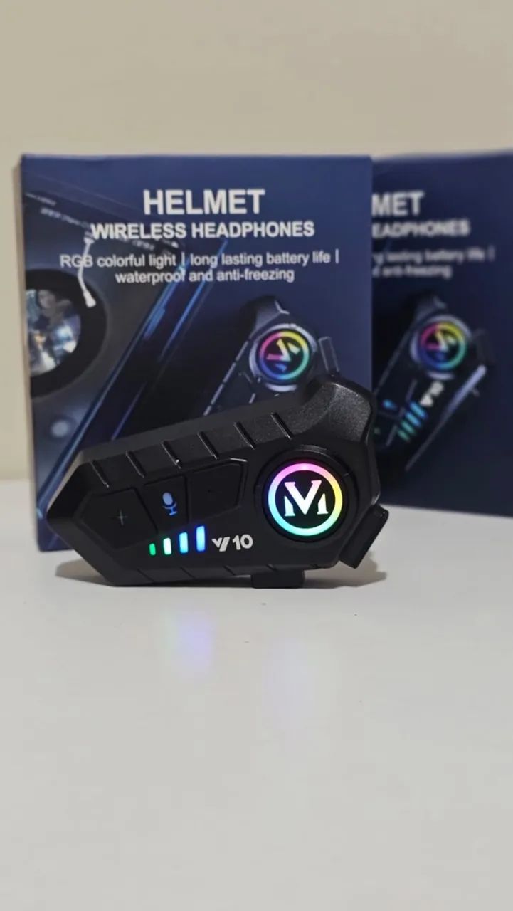 Intercomunicador para Capacete V10 Wireless - Foto 5