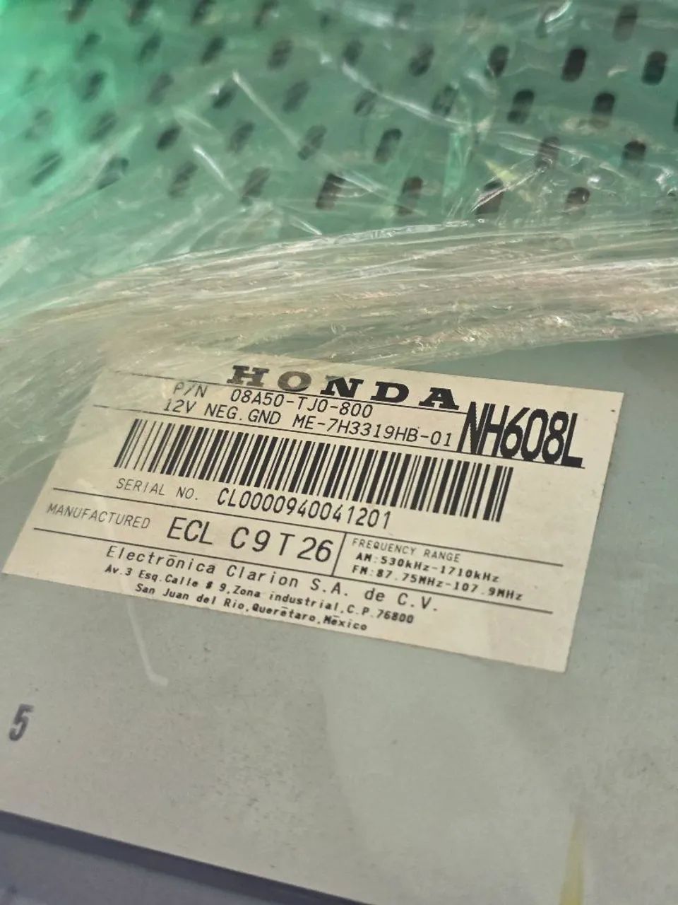 Som Orginal Honda Fit 2009 a 2014 - Peças para carros, vans e