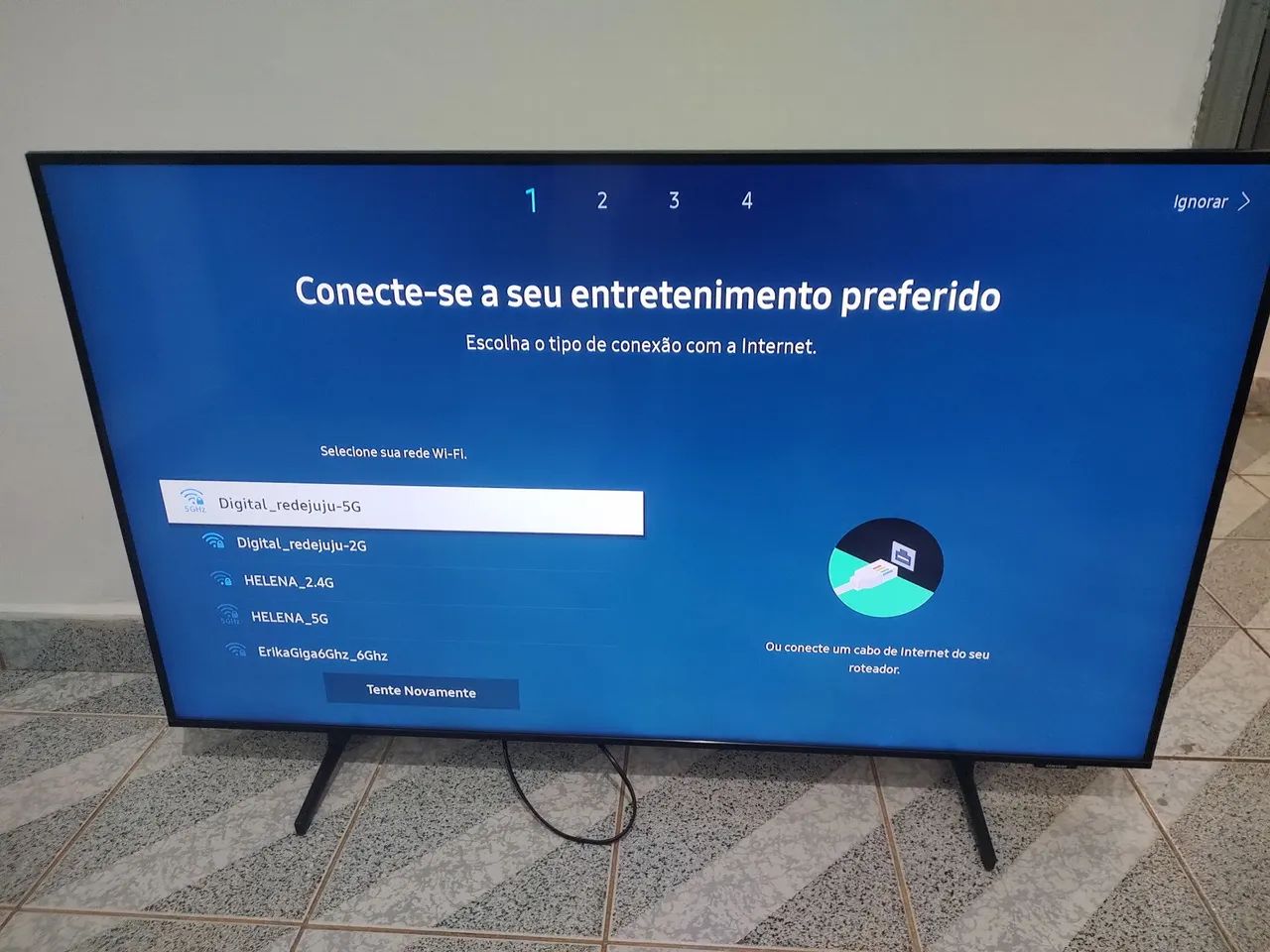 Televisão Smart 4K 50 Polegadas Samsung - Foto 2