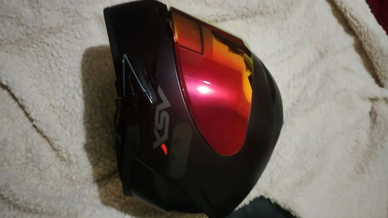 CAPACETE ASX PRETO FUMÊ