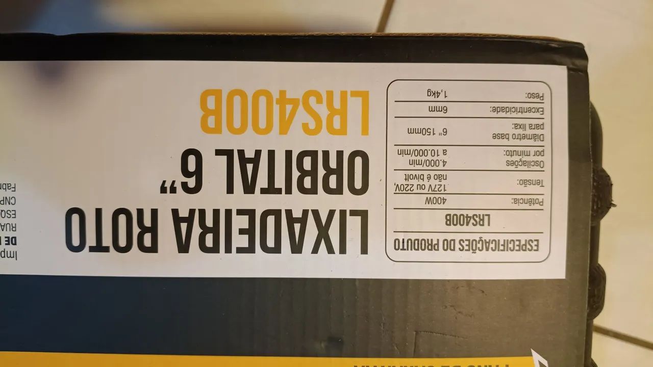 Lixadeira roto orbital 6" polegadas - Foto 4