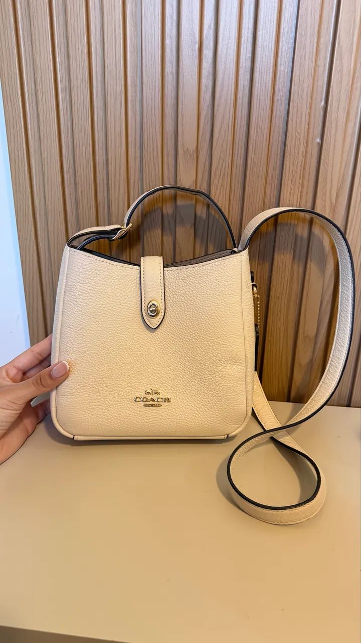Bolsa Coach Hadley mini off white 