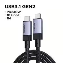 UGREEN USB4 Gen3 240W e USB3.1 Gen2 Cabo de carregamento rápido 1m