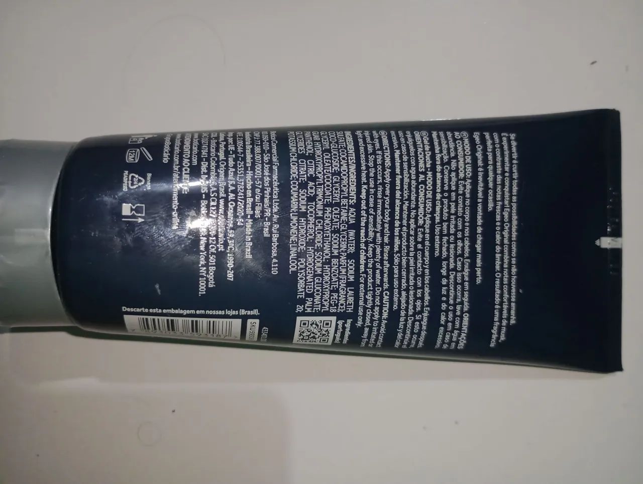 Shower Gel 3 em 1 Egeo original 200g - Foto 2