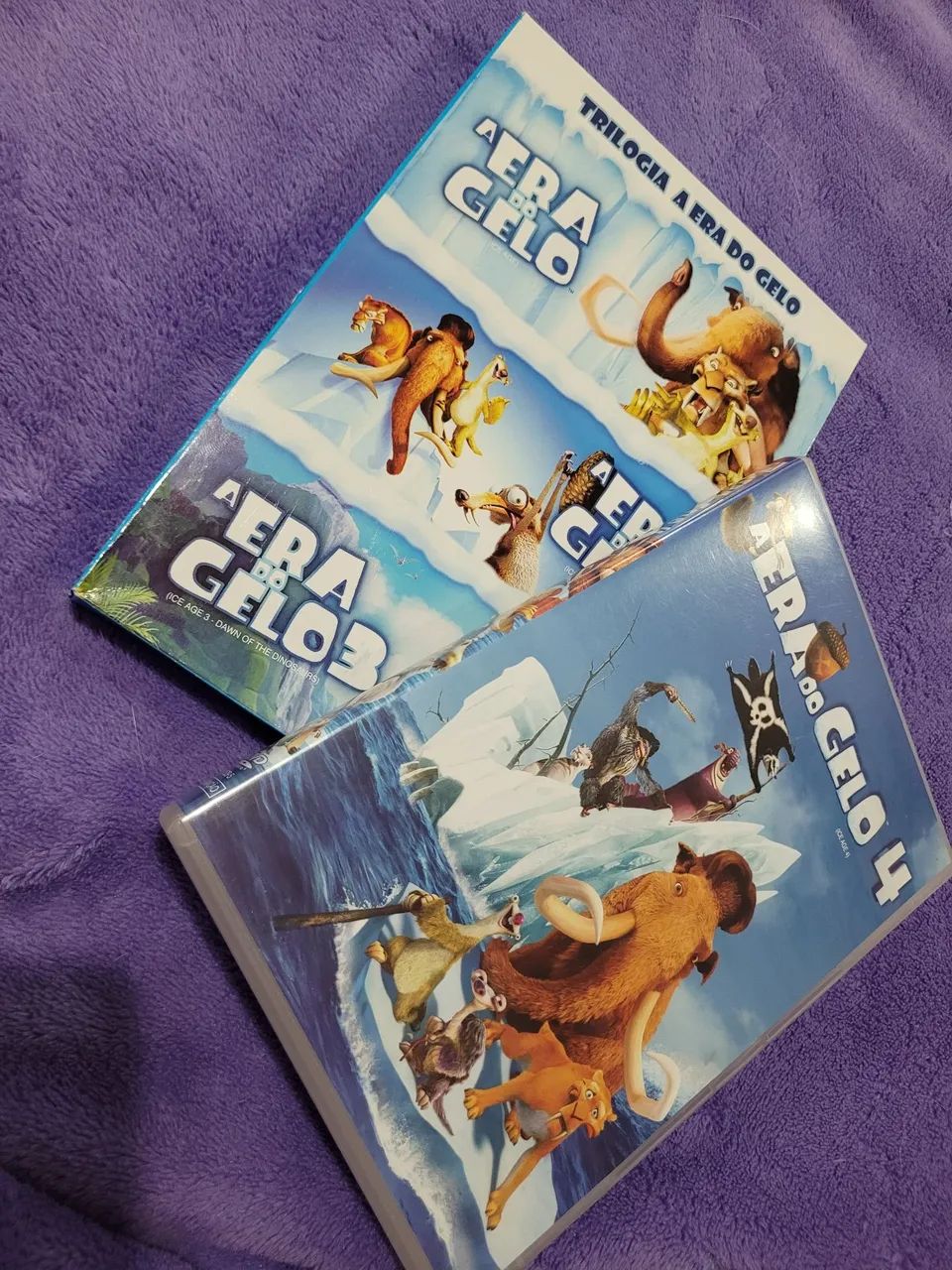 DVD A ERA DO GELO 1,2, 3 E 4