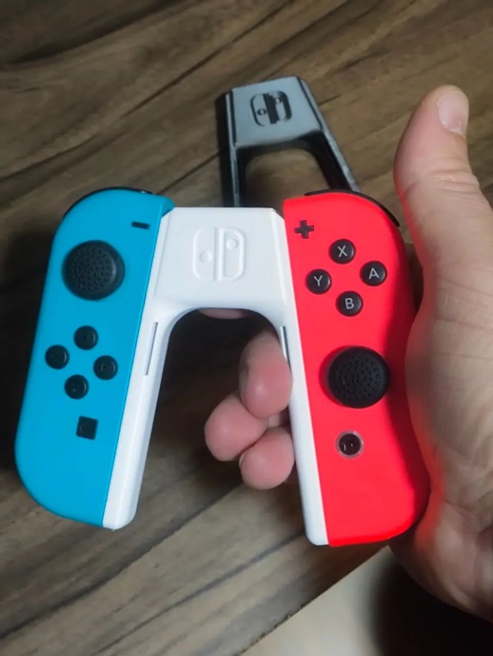 Grip Suporte Compacto compatível com Joy-Cons Nintendo Switch - Foto 5