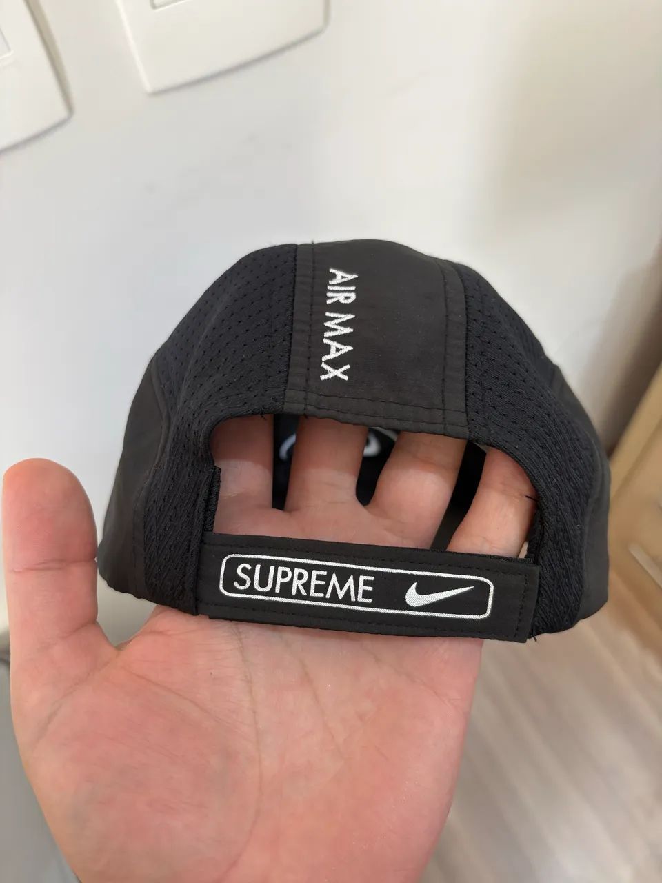 Boné Nike x Supreme running black - Foto 4
