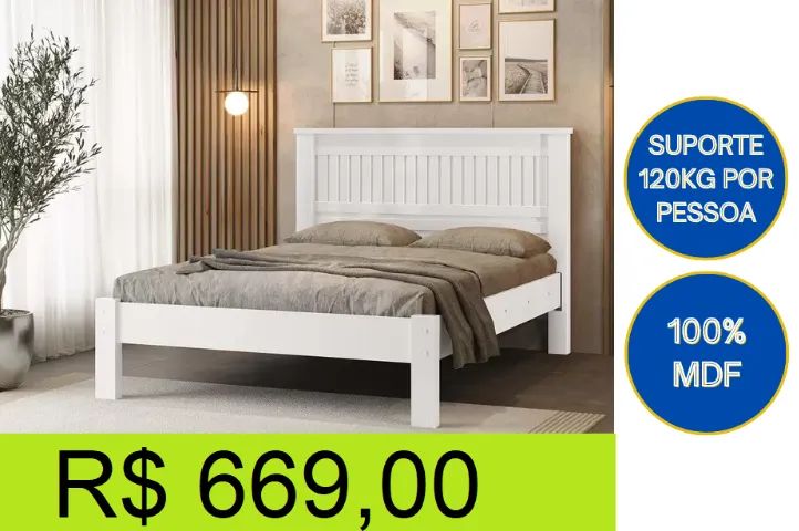 Cama de casal a pronta entrega 