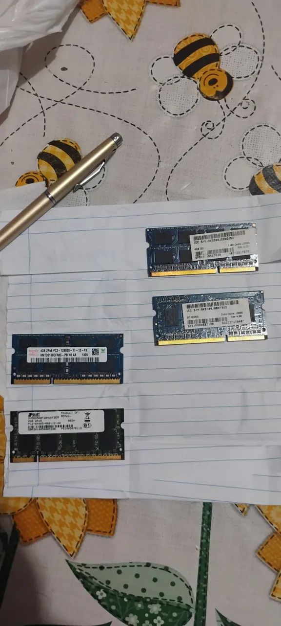 Memória ram DDR 3 vendo 