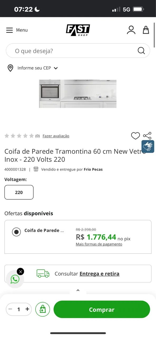 Coifa Tramontina - Foto 2