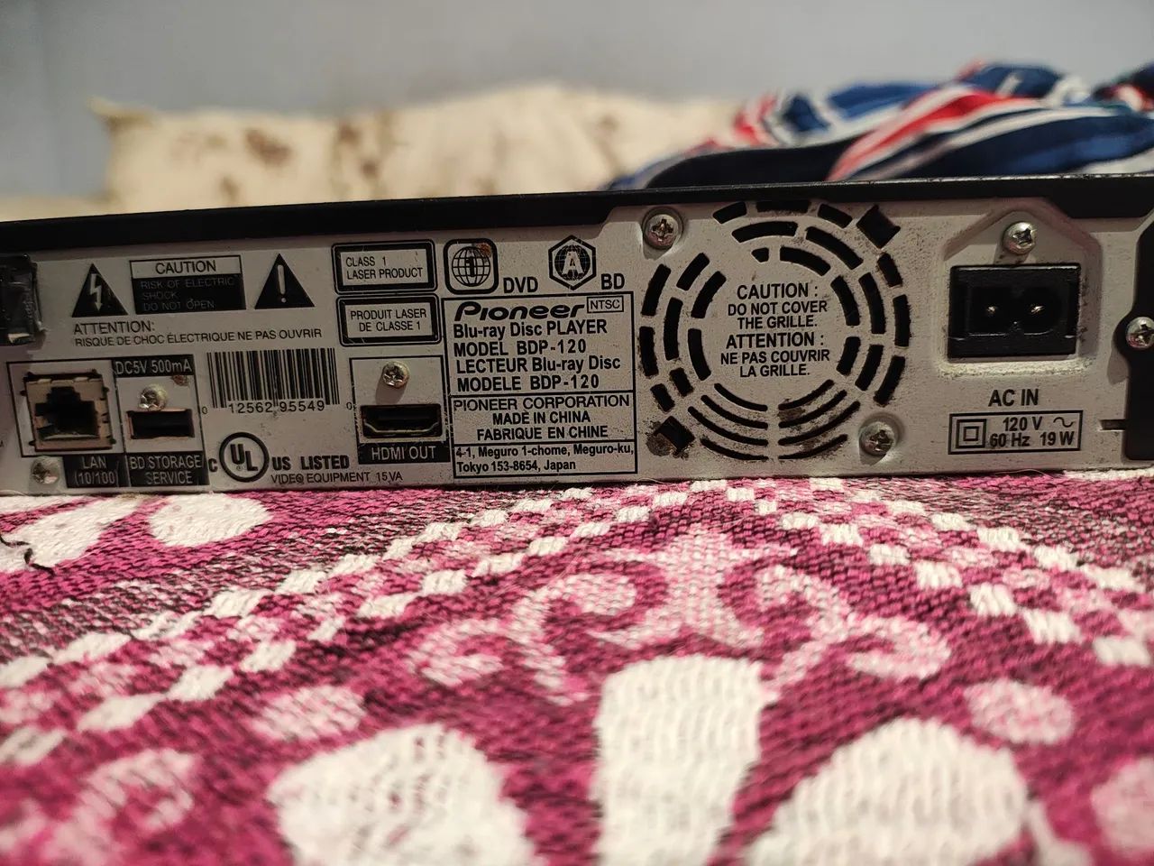 Blu-ray e DVD (Blu-ray Disc Player) Pioneer BDP-120. - Foto 4