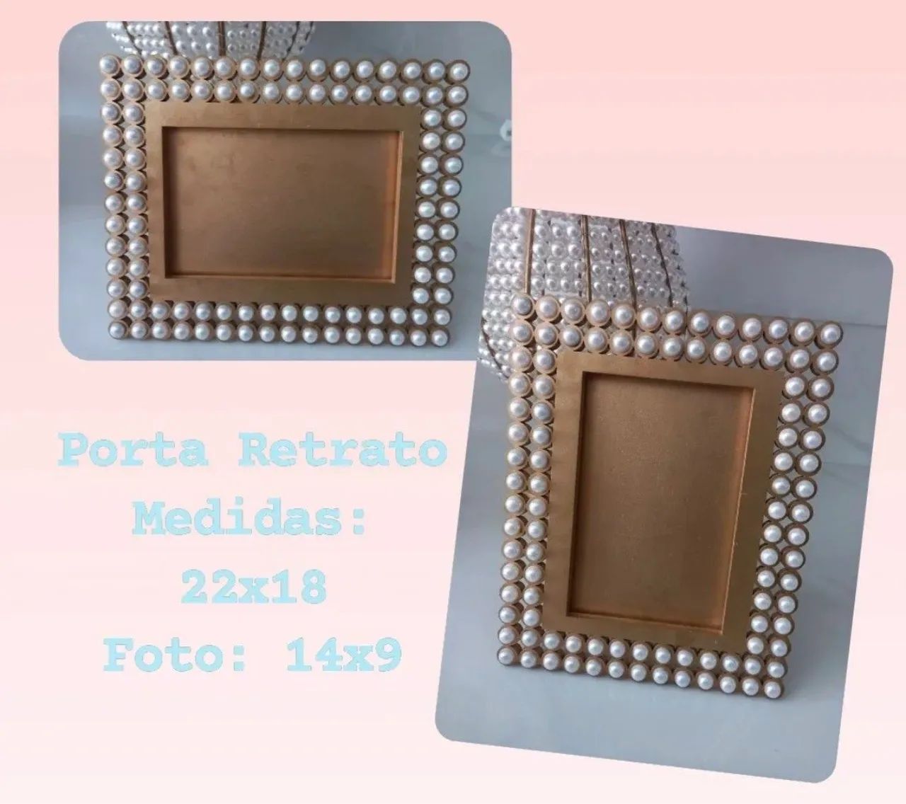 Decoração para festa dourada e em pérola  - Foto 2