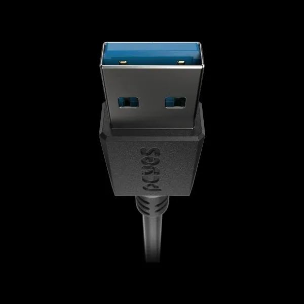 Cabo Para Hd Externo Usb 3.0 Macho Para Micro Usb B - 3 Metros - Loja Coimbra Computadores - Foto 3