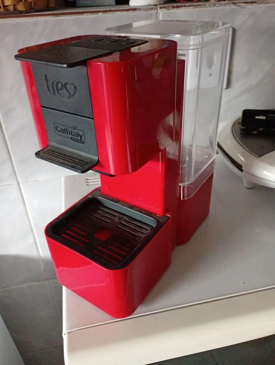 Cafeteira 3 corações caffitaly