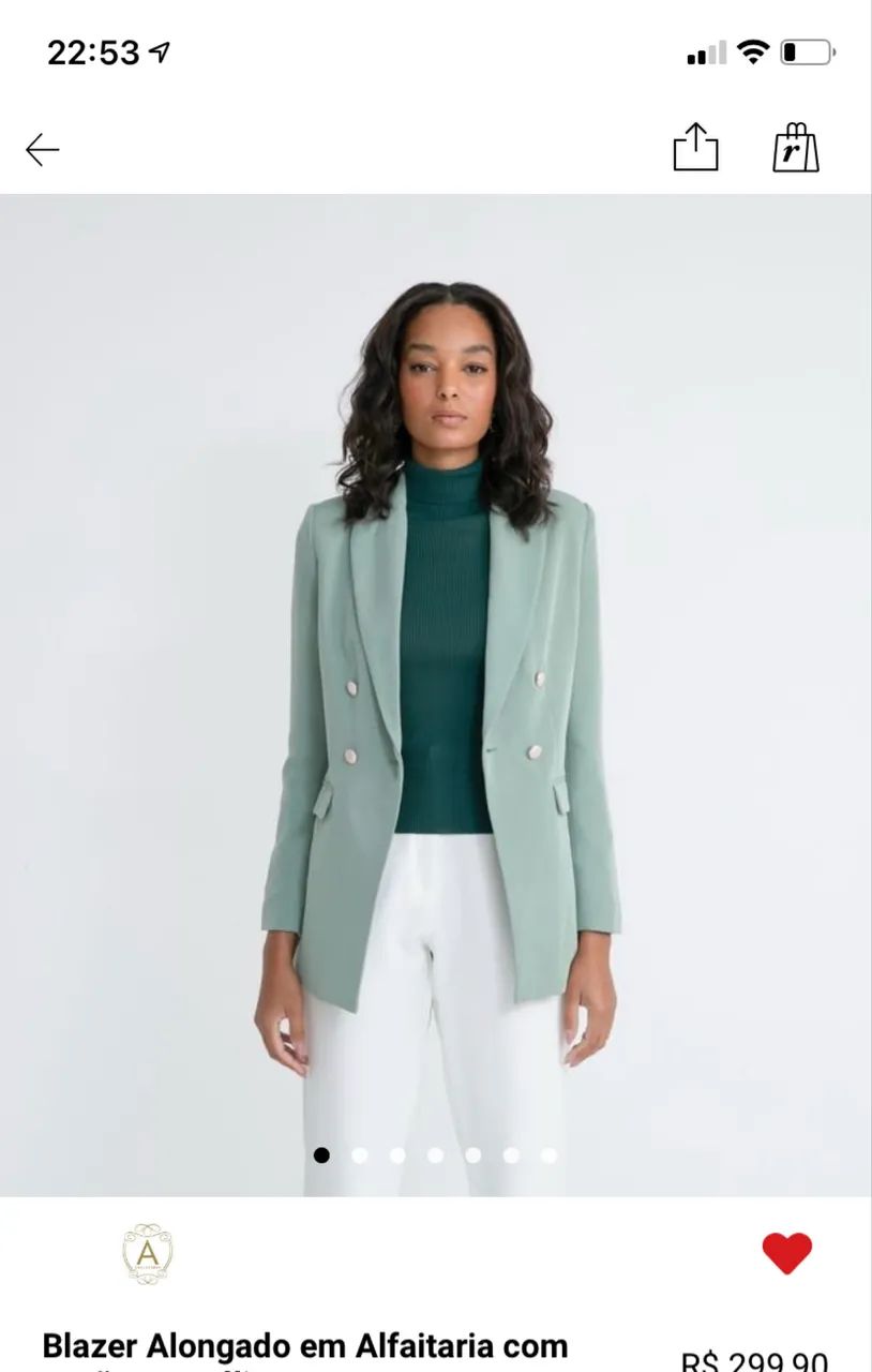 Blazer Alongado 40
