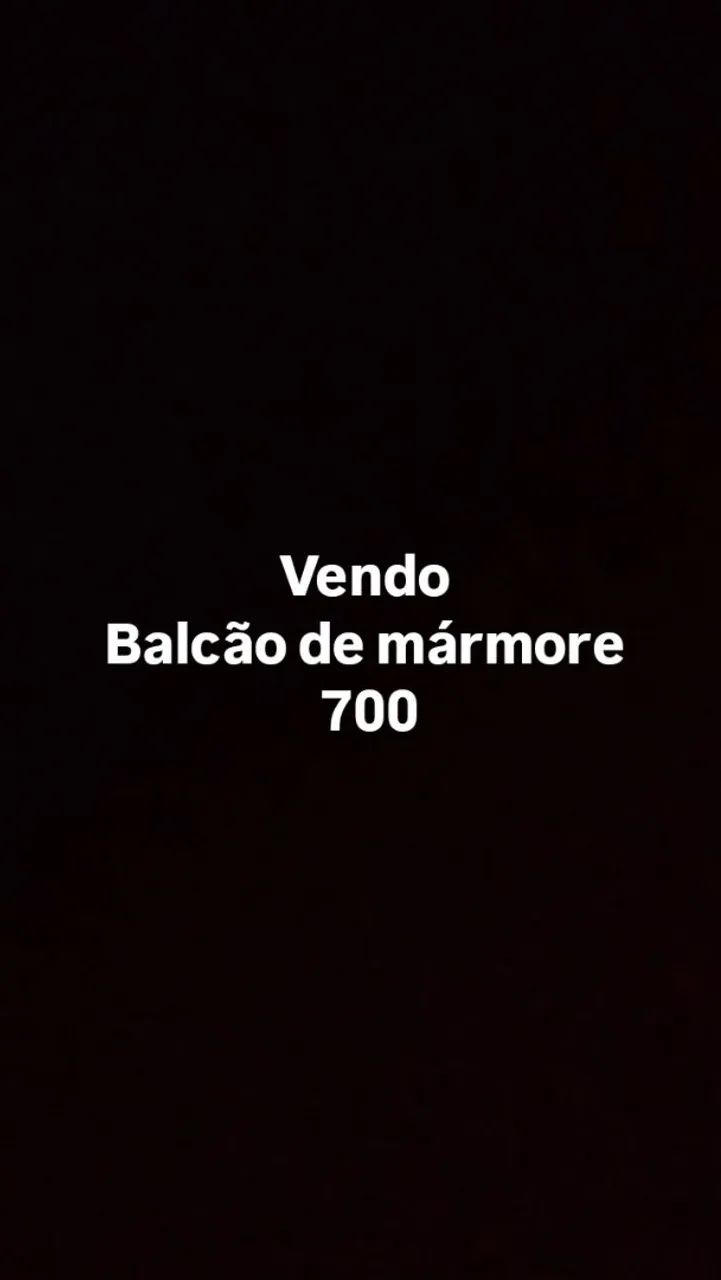 Balcão de mármore 