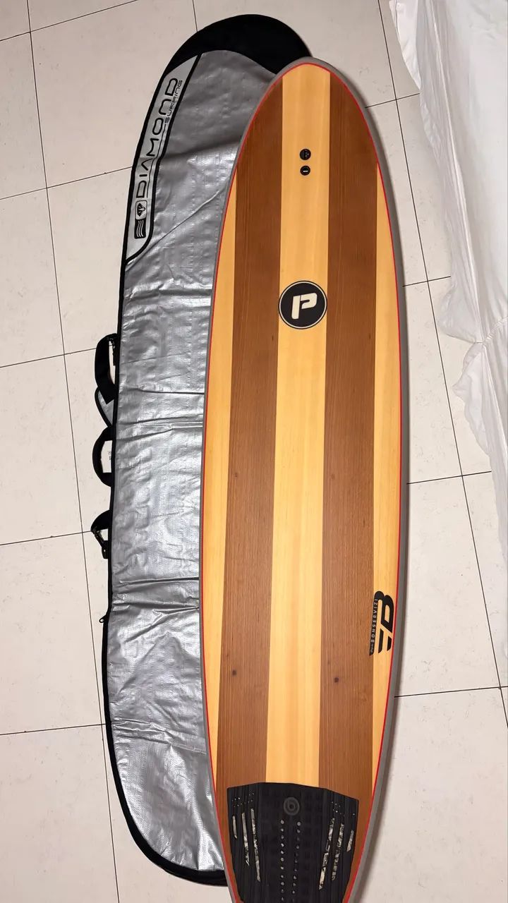 Prancha de surf Funboard Pro-ilha Epóxi 7'2" + capa