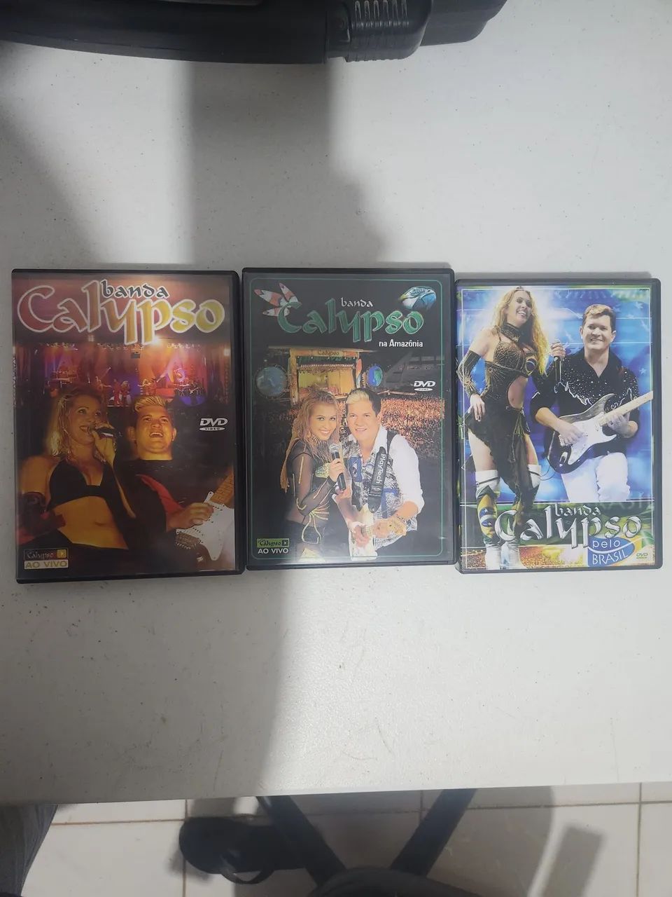 3 DVDs da Banda Calypso 