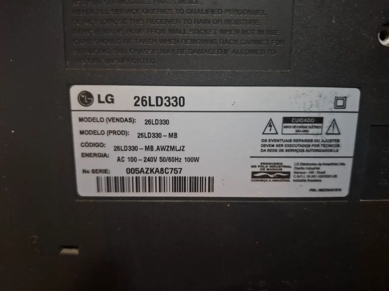 Tv LG 26 polegadas LCD  - Foto 2