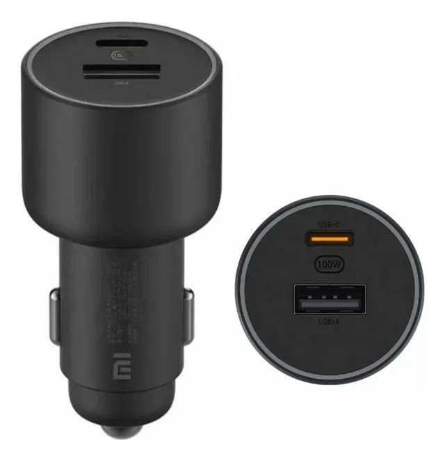 Carregador Veicular Xiaomi 100w Usb Duplo Tipo-a Tipo-c - Foto 2