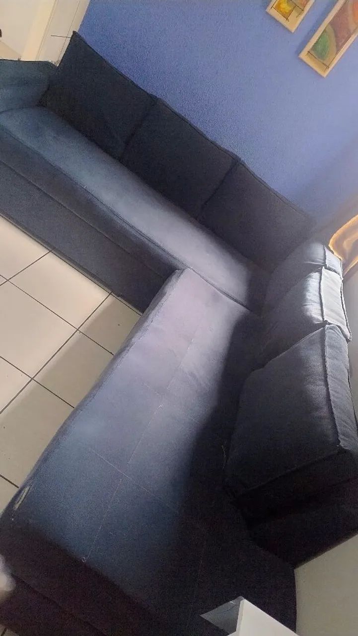 Sofá em formato L em ótimo estado  - Foto 2