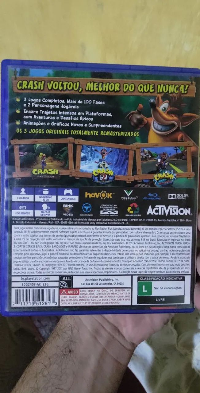 Crash Trilogia Ps4 - Foto 2