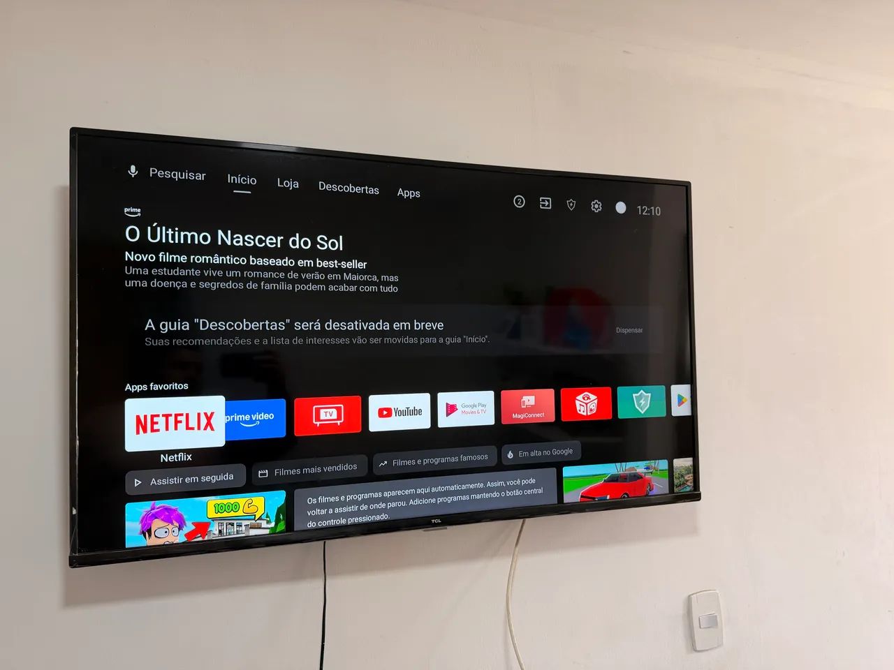 Tv 50 polegadas smart TCL 